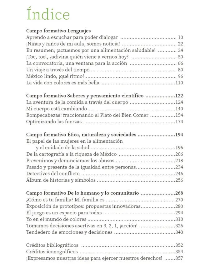 Página 12 de Proyectos de Aula. Libro de Educación Primaria Grado 4° Ciclo Escolar 2025 - 2026
