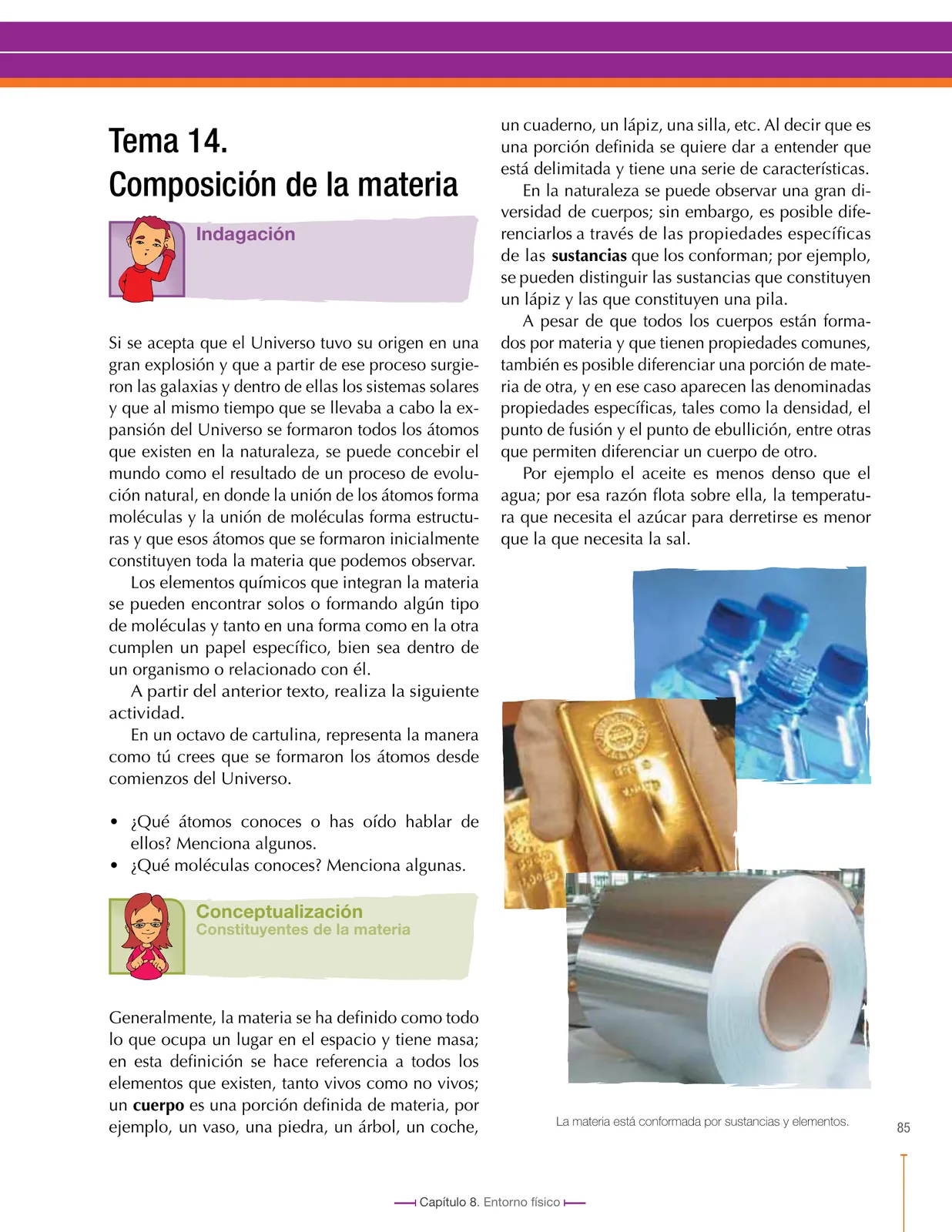 Página 85 de Ciencias Naturales 6° · Secundaria Activa