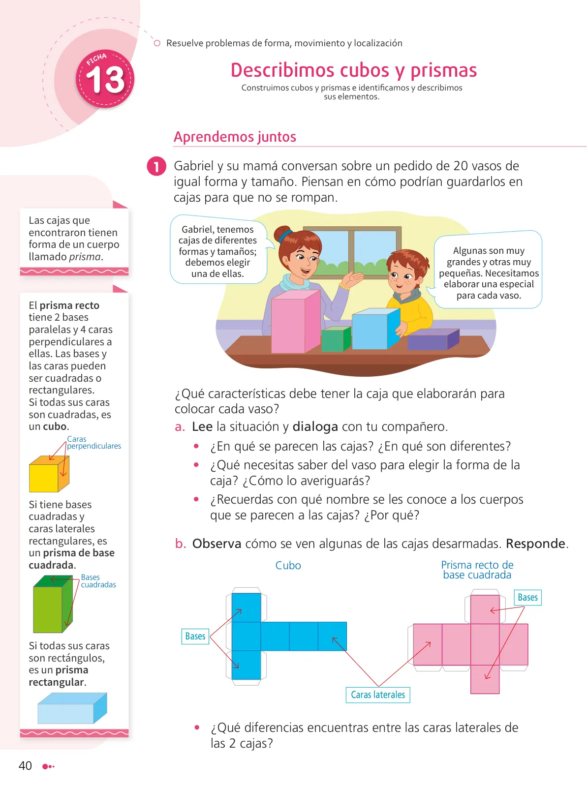 Página 42 de Texto de Matemática 4. Cuarto grado de Primaria · 2024