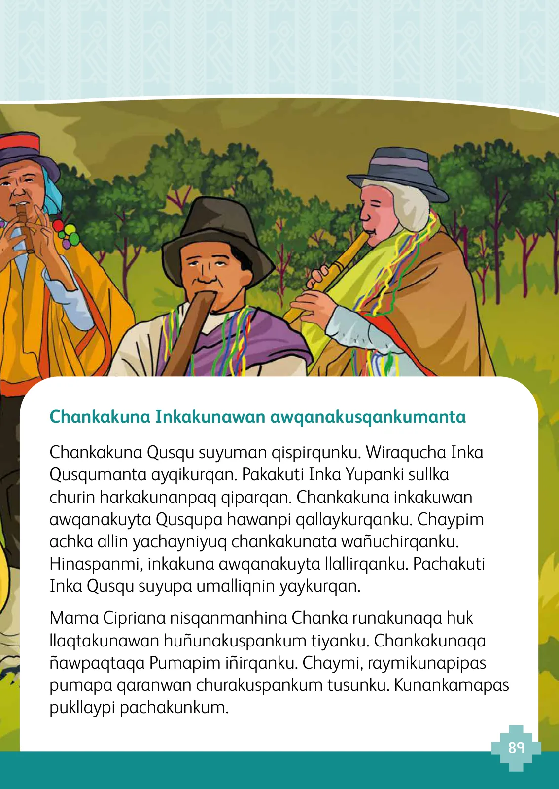 Miniatura página 91 de 1 yachaykuna, ruraykuna - Chanka Urin Qichwa. Saberes y Haceres III 1 - Primaria - Quechua Chanka · 2024