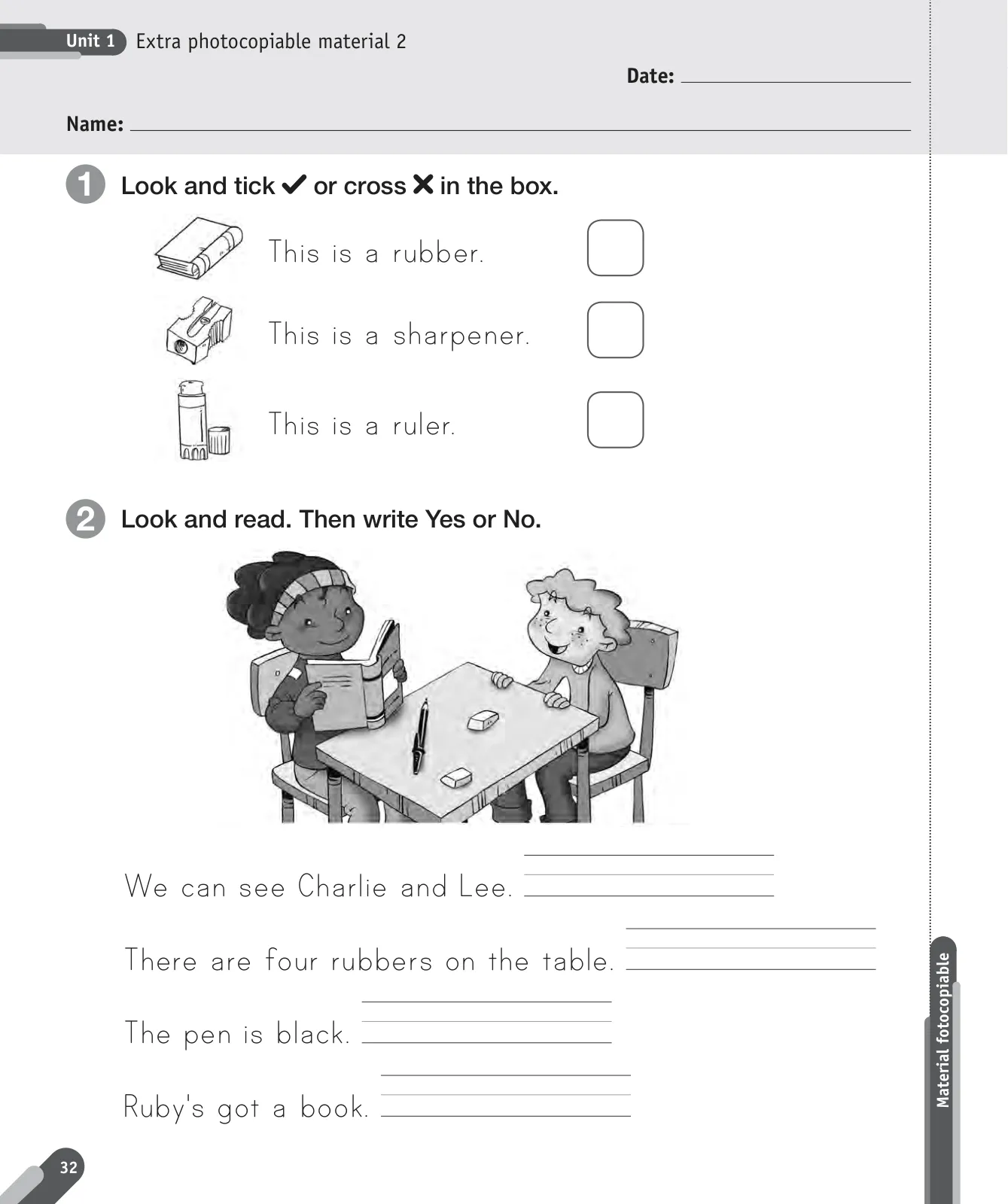 Página 34 de Inglés – Primero Básico | Student’s Book MINEDUC – Descargar PDF · 2024