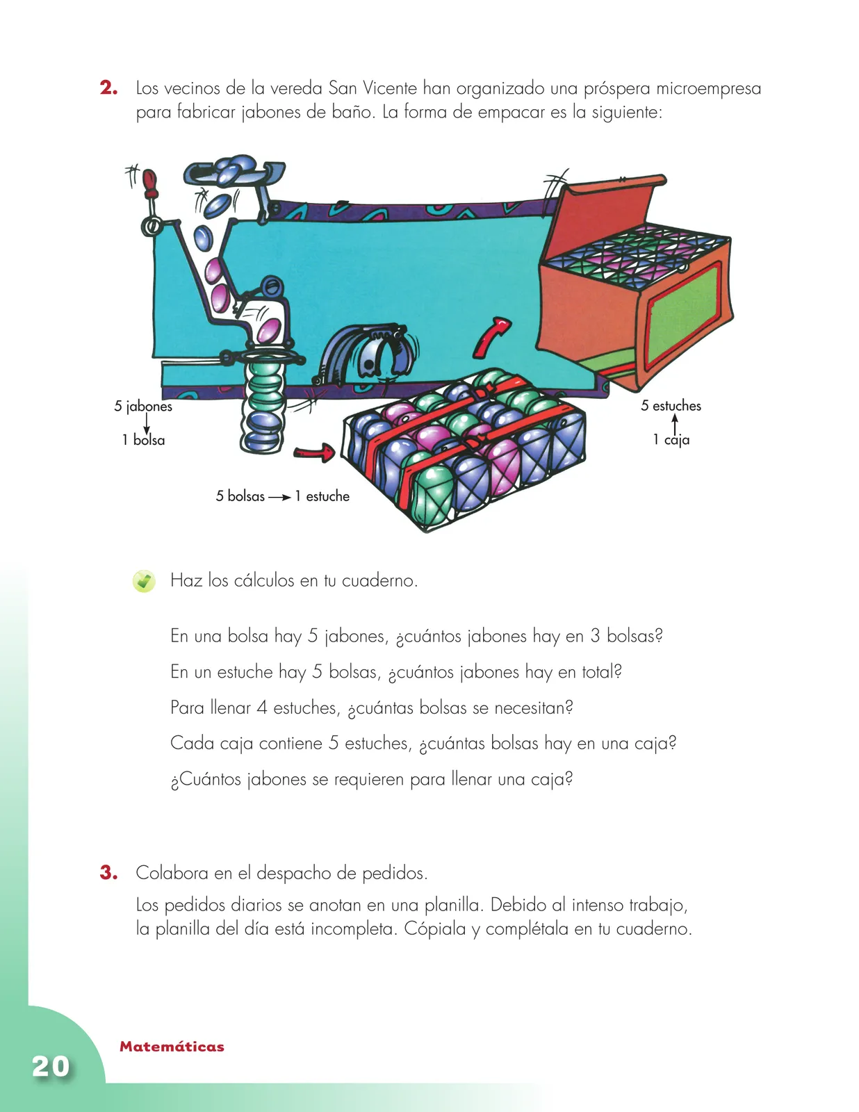 Miniatura página 20 de Matematica 4° · Cartilla 01