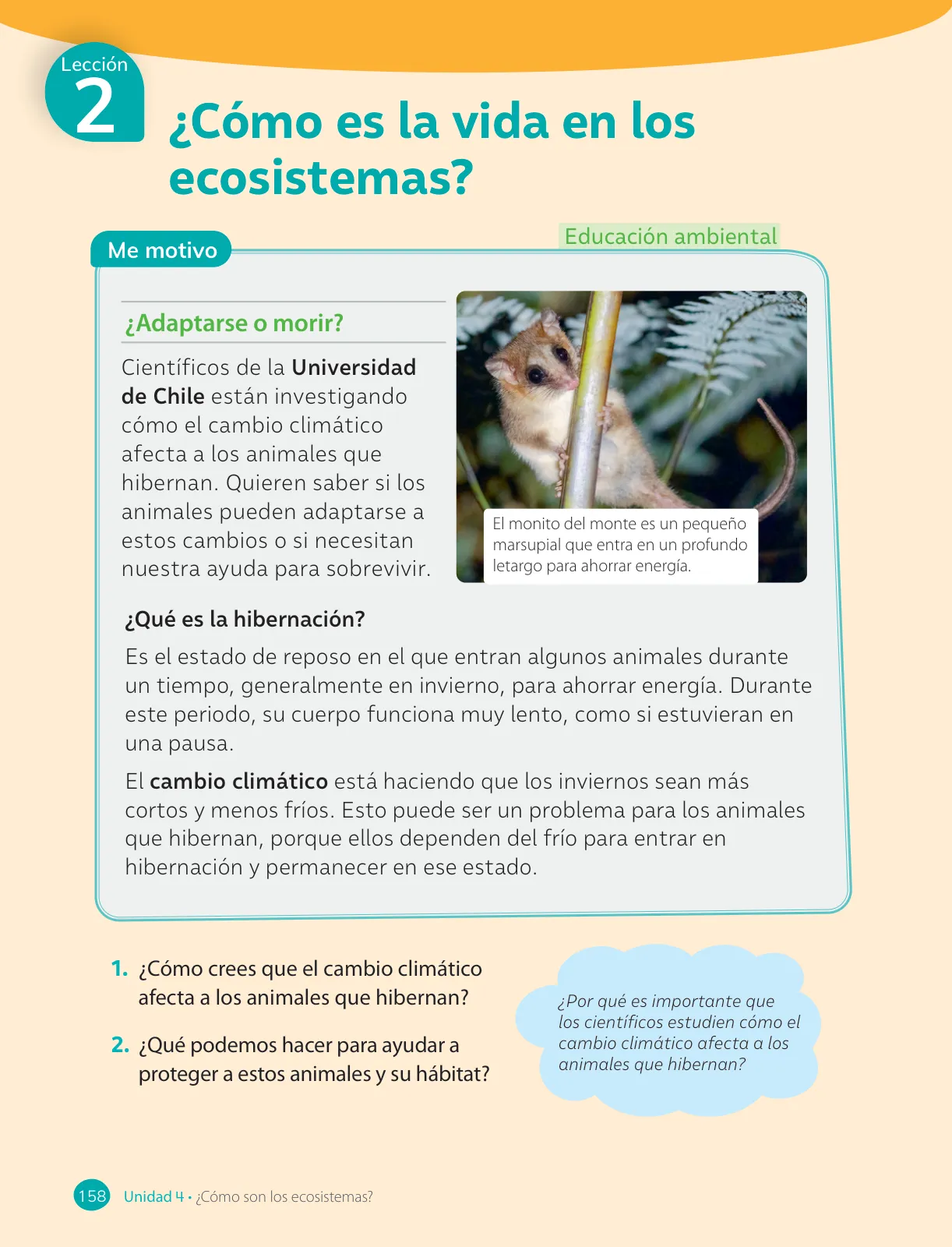 Página 160 de Ciencias Naturales – Cuarto Básico | Texto del Estudiante MINEDUC – Descargar PDF · 2024