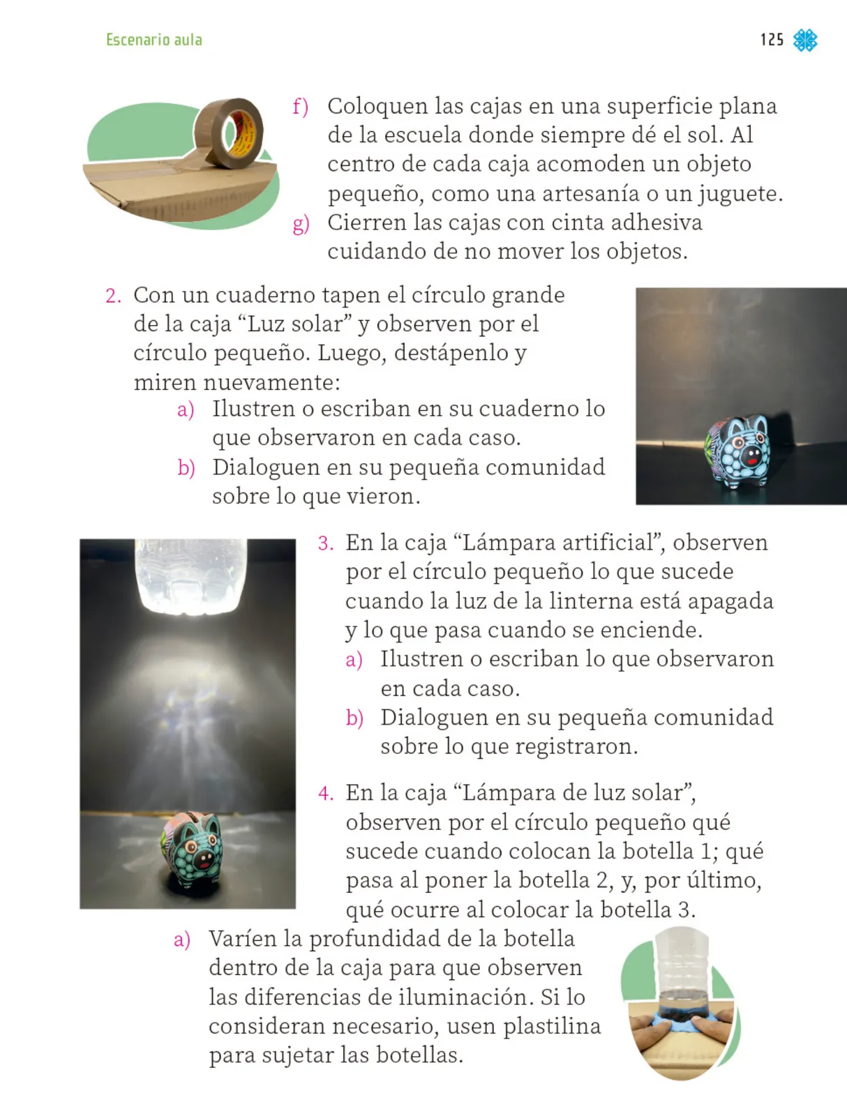 Página 126 de Proyectos de Aula.   Libro de Educación Primaria Grado 1°  Ciclo Escolar 2025 - 2026