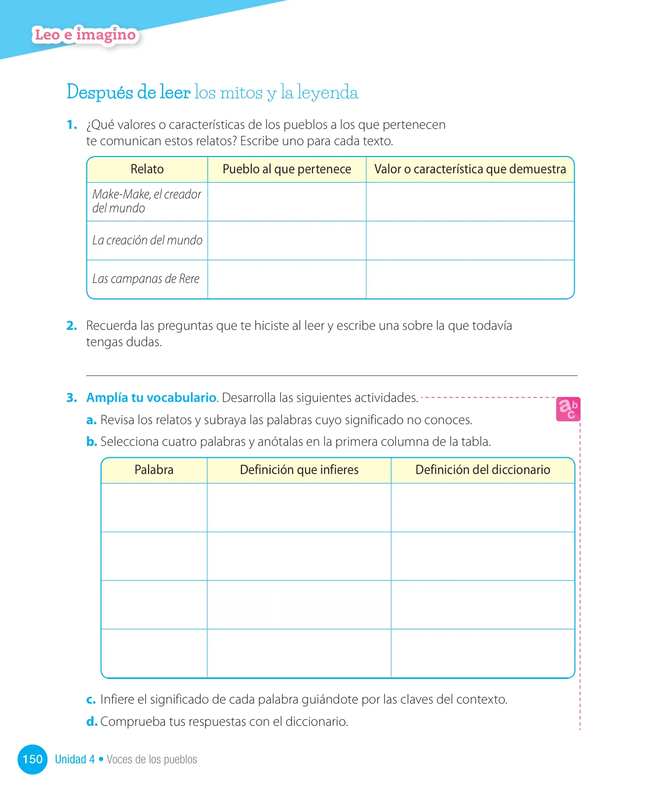 Miniatura página 152 de Lenguaje y Comunicación – Cuarto Básico | Texto del Estudiante MINEDUC – Descargar PDF · 2024