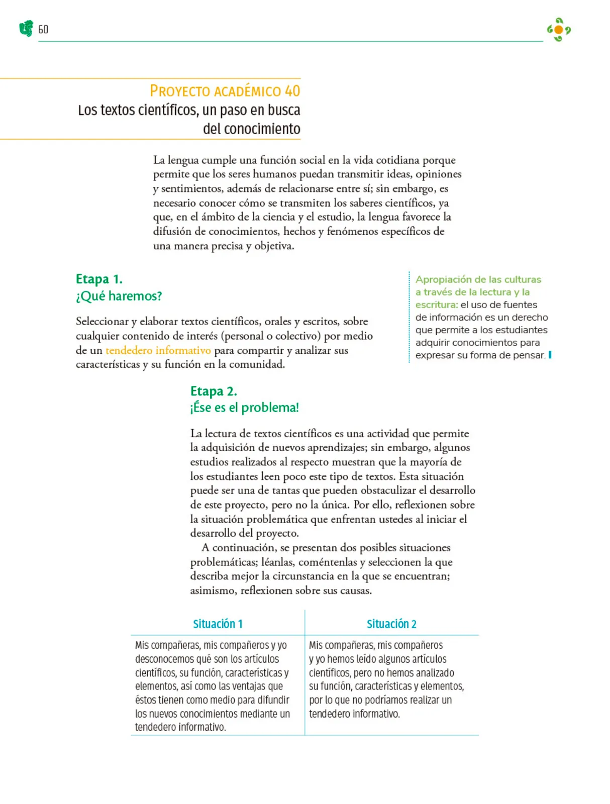 Página 61 de Colección Sk´asolil. Nuestro libro de Proyectos. Tomo III. Libro de Educación Telesecundaria Grado 2° Ciclo Escolar 2025 - 2026