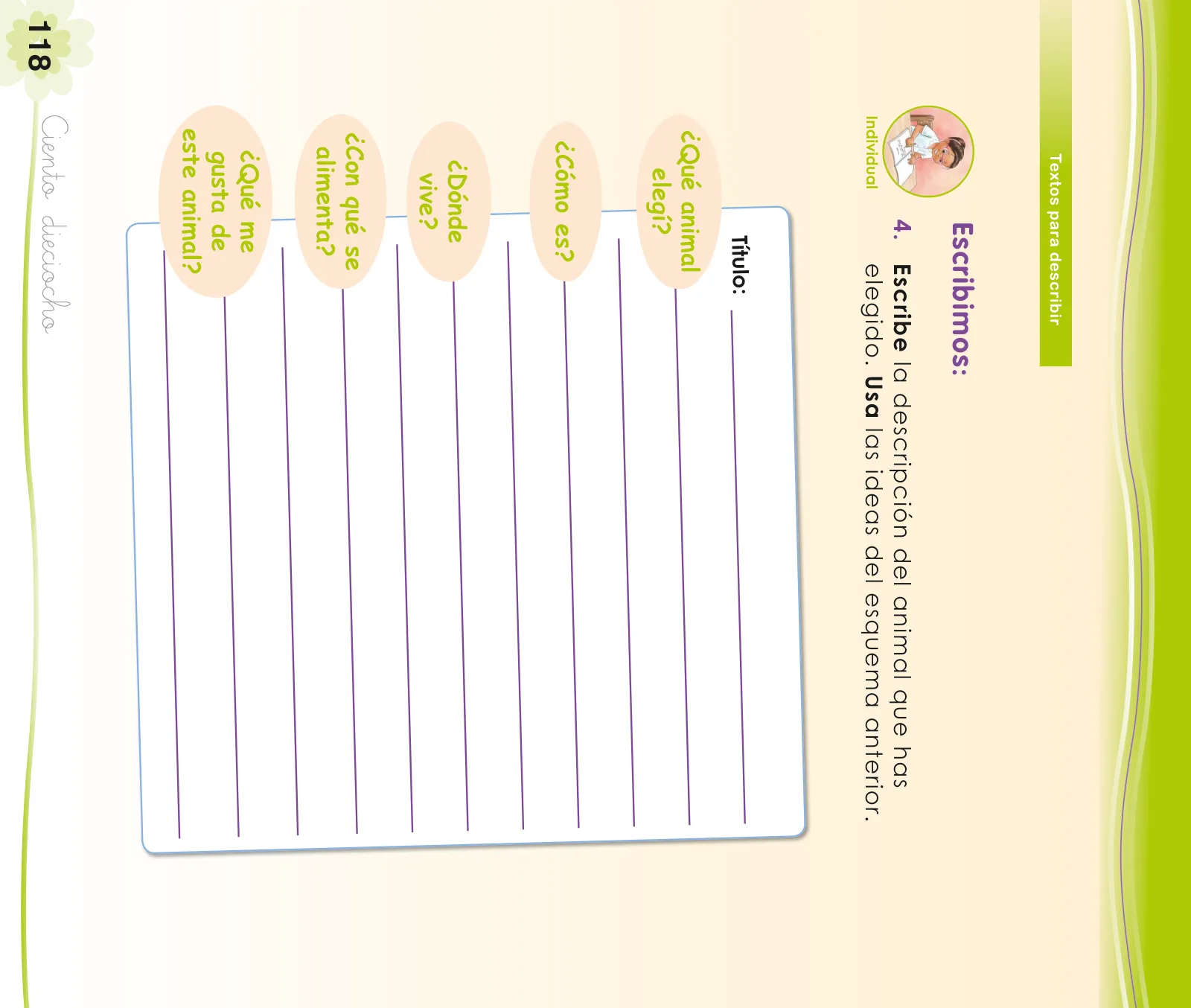 Página 120 de Comunicación 1 : cuaderno de trabajo para primer grado de Educación Primaria 2019 · 2019
