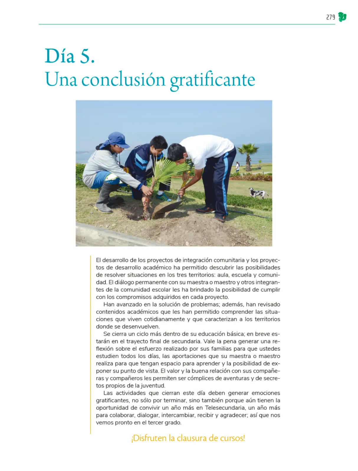 Miniatura página 280 de Colección Sk´asolil. Nuestro libro de Proyectos.  Tomo III.  Libro de Educación Telesecundaria Grado 2°  Ciclo Escolar 2025 - 2026