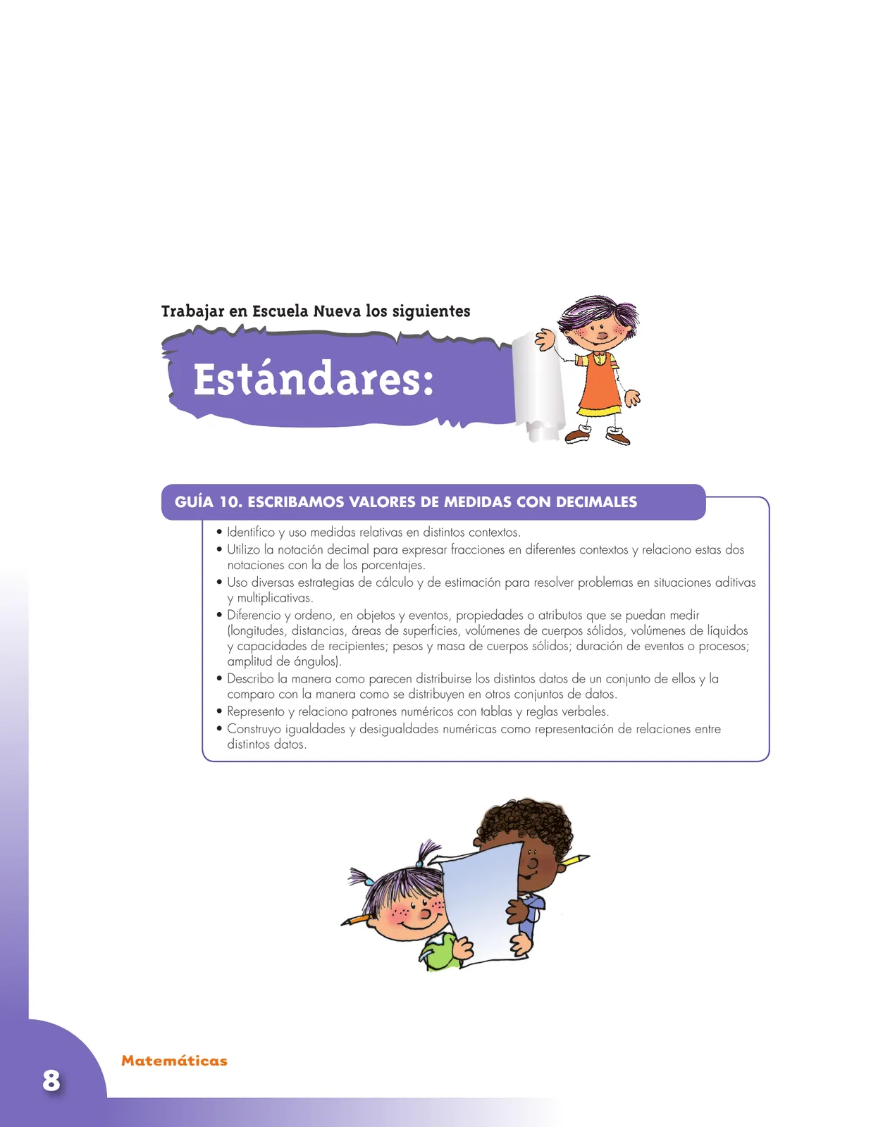 Página 8 de Matematica 4° · Cartilla 02