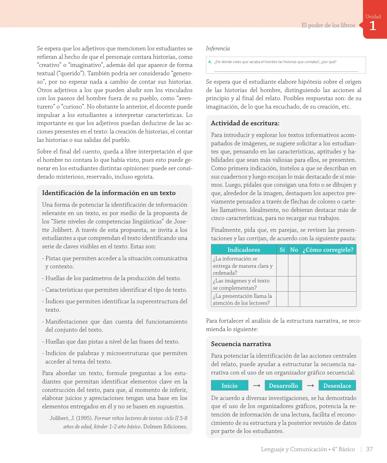 Página 39 de Lenguaje y Comunicación – Cuarto Básico | Texto del Estudiante MINEDUC – Descargar PDF · 2024
