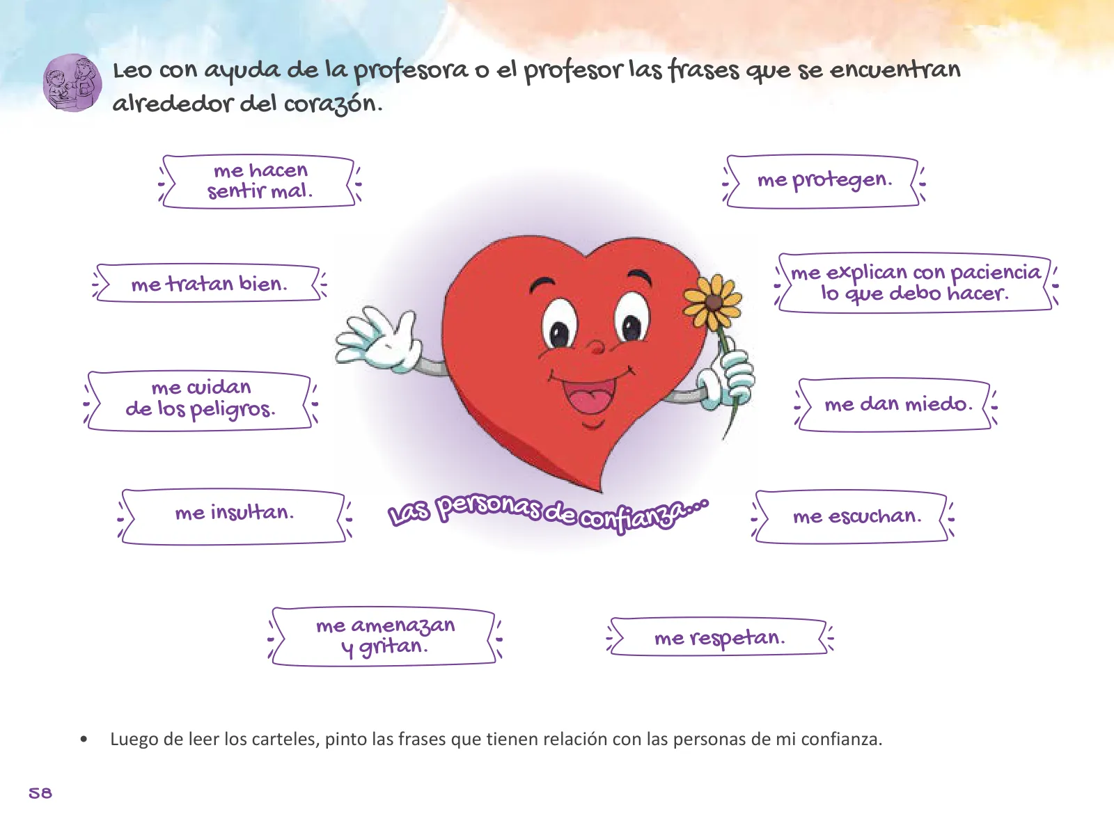 Miniatura página 60 de Cuadernillo de Tutoría 1 : primer grado de Educación Primaria · 2021