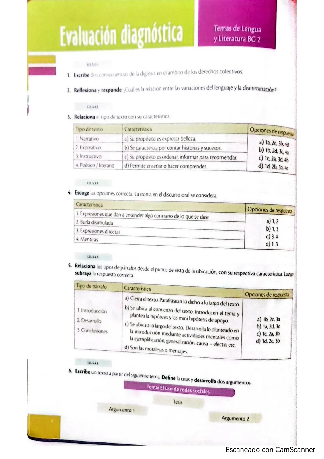 Página 9 de Lengua Y Literatura 3° · Bgu 3 Lengua Y Literatura 2024 · 2024