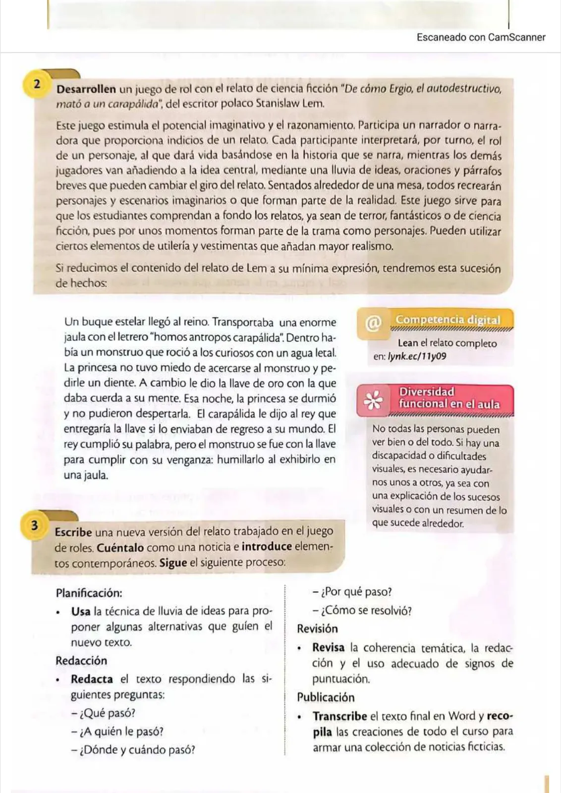 Página 44 de Lengua y Literatura 1 BGU · 2025