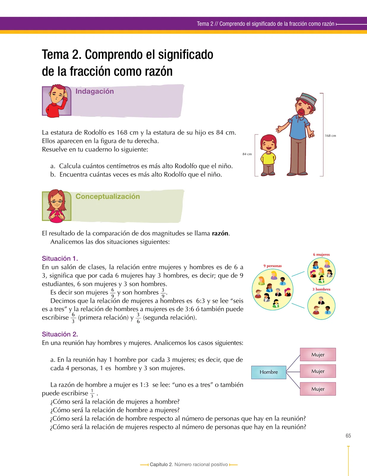 Miniatura página 65 de Matematica 6° · Secundaria Activa