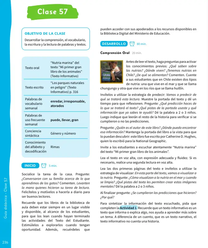 Página 237 de Lenguaje y Comunicación – Segundo Básico – Texto del Estudiante MINEDUC – Descargar PDF · 2024