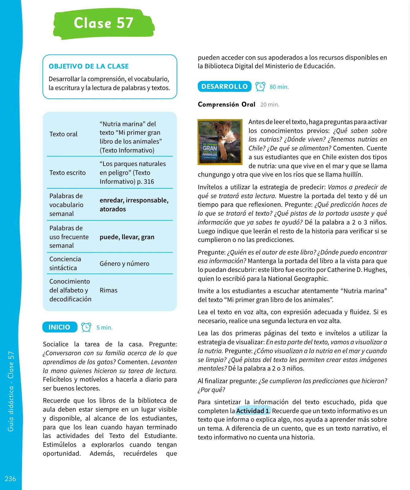 Miniatura página 237 de Lenguaje y Comunicación – Segundo Básico – Texto del Estudiante MINEDUC – Descargar PDF · 2024