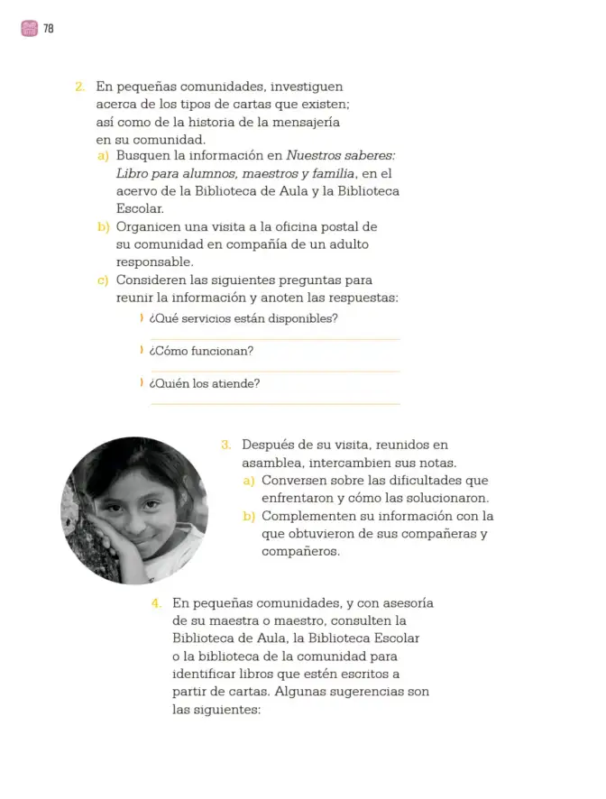 Página 81 de Proyectos Comunitarios. Libro de Educación Primaria Grado 3° Ciclo Escolar 2025 - 2026
