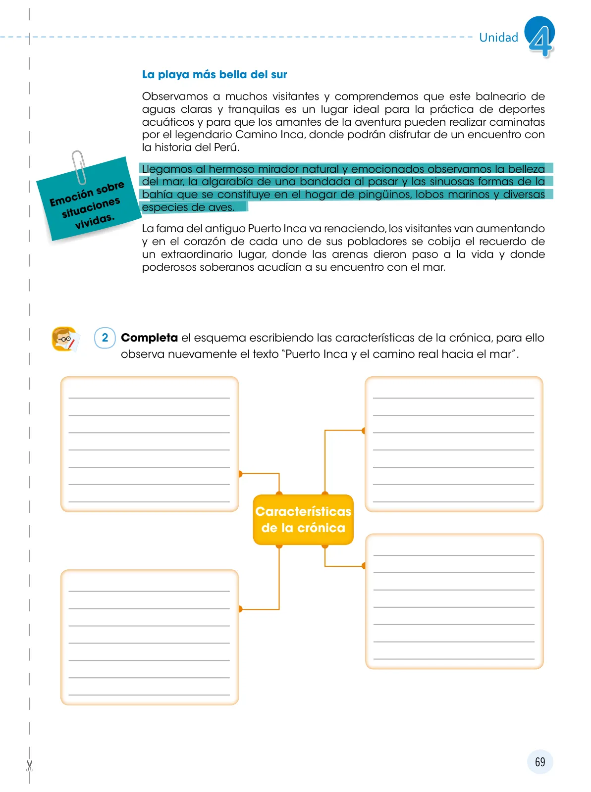 Página 70 de Comunicación 6 : cuaderno de trabajo para sexto grado de Educación Primaria 2019 · 2019