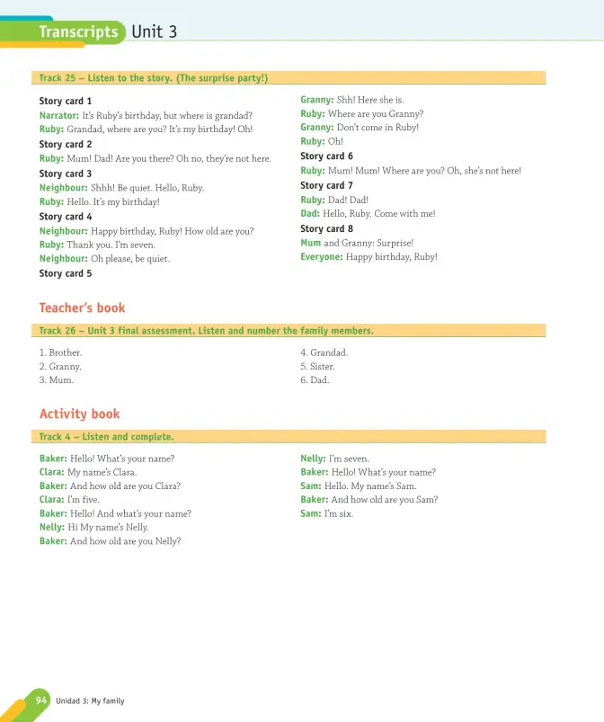 Página 96 de Inglés – Primero Básico | Student’s Book MINEDUC – Descargar PDF · 2024