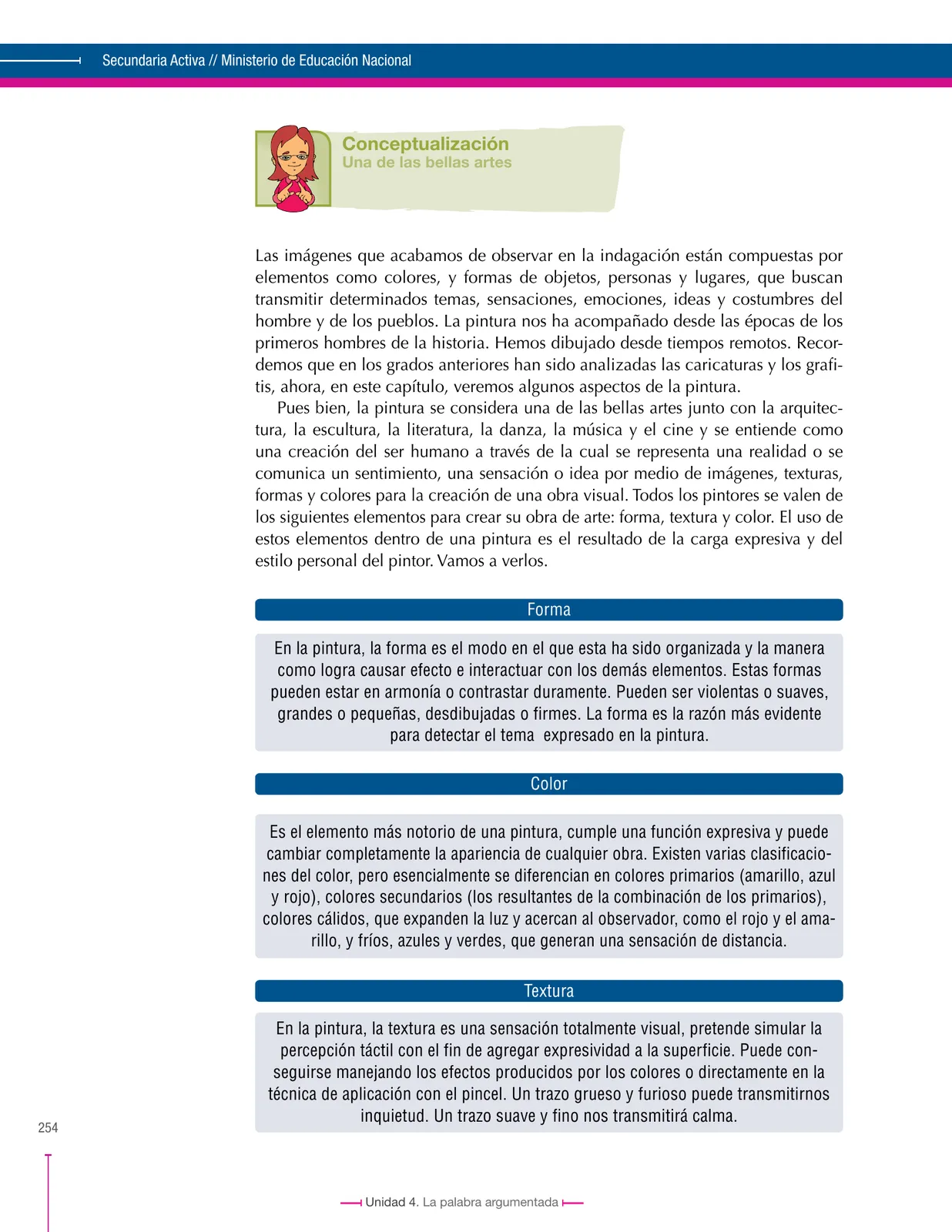 Página 254 de Lenguaje 8° · Secundaria Activa