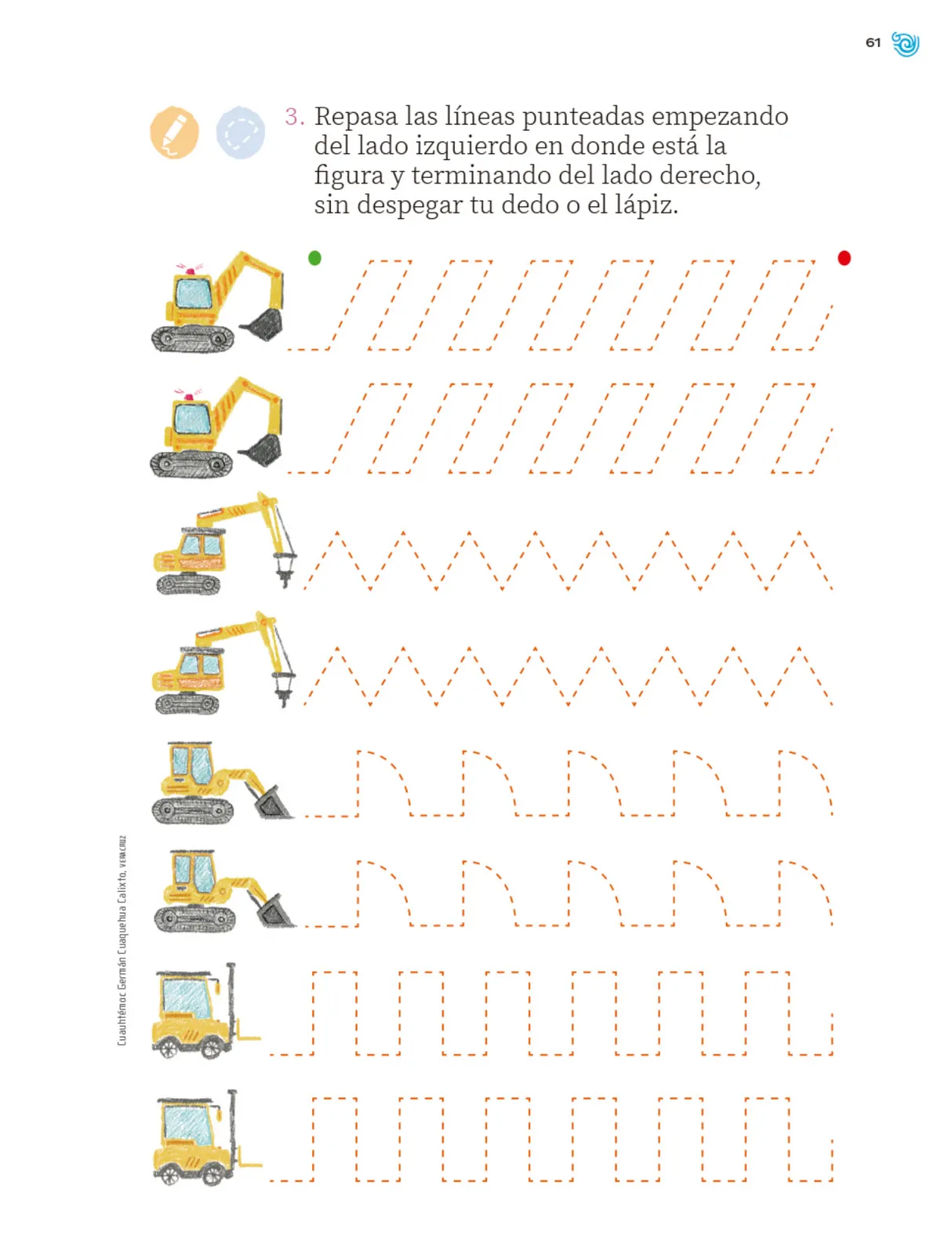 Miniatura página 62 de Múltiples lenguajes. Trazos y palabras.   Libro de Educación Primaria Grado 1°  Ciclo Escolar 2025 - 2026
