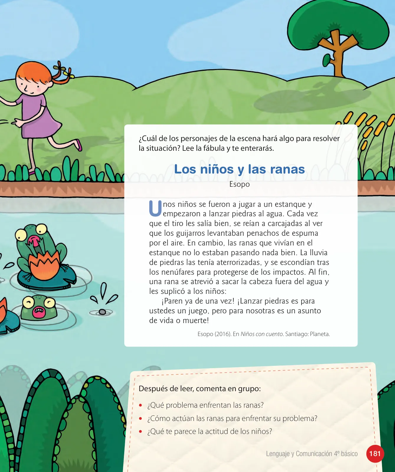 Página 183 de Lenguaje y Comunicación – Cuarto Básico | Texto del Estudiante MINEDUC – Descargar PDF · 2024