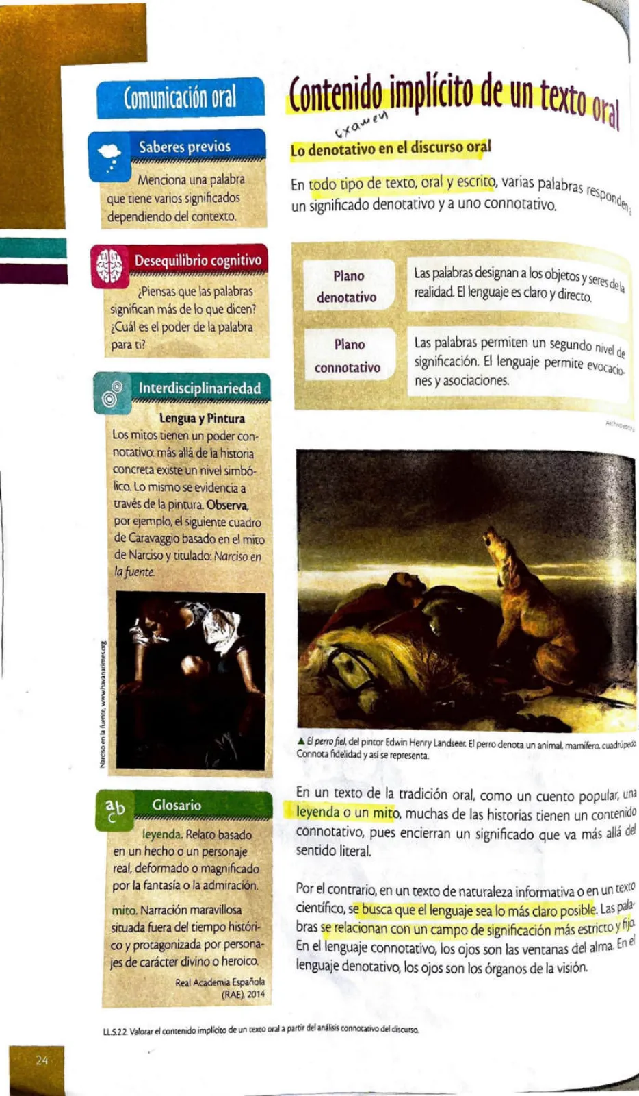 Página 25 de Lengua y Literatura 2 BGU · 2024