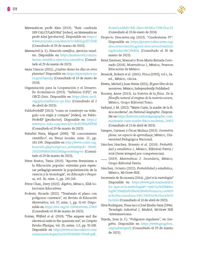 Página 329 de Colección Sk´asolil. Saberes y pensamiento científico. Libro de Educación Secundaria Grado 2° Ciclo Escolar 2025 - 2026