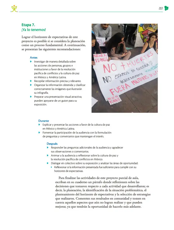 Página 208 de Colección Nanahuatzin. Nuestro libro de Proyectos. Tomo III. Libro de Educación Telesecundaria Grado 3° Ciclo Escolar 2025 - 2026