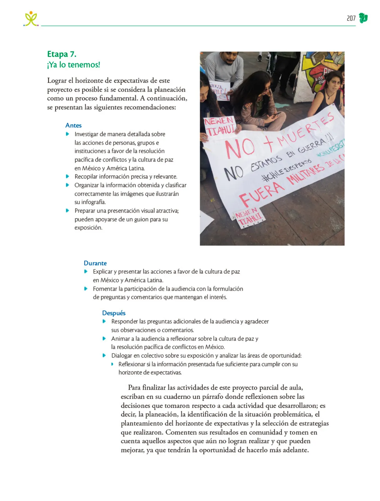 Miniatura página 208 de Colección Nanahuatzin. Nuestro libro de Proyectos.  Tomo III.  Libro de Educación Telesecundaria Grado 3°  Ciclo Escolar 2025 - 2026