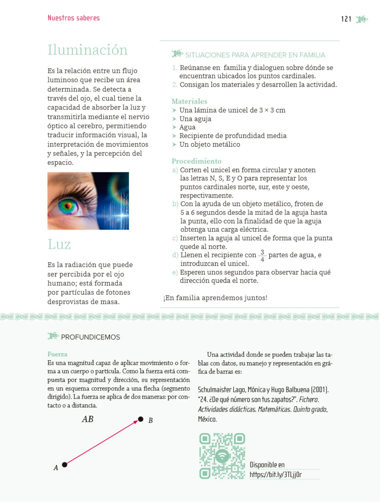 Página 122 de Nuestros saberes: Libro para alumnos, maestros y familia. Libro de Educación Primaria Grado 5° Ciclo Escolar 2025 - 2026