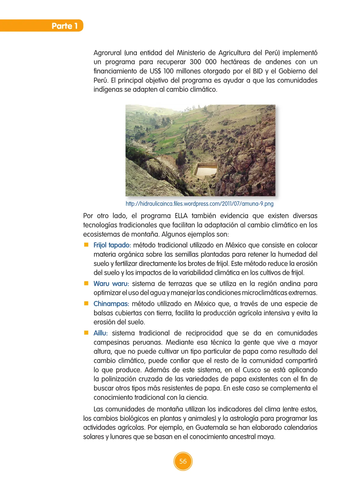 Página 57 de Guía de educación ambiental para el desarrollo sostenible : cambio climático · 2016