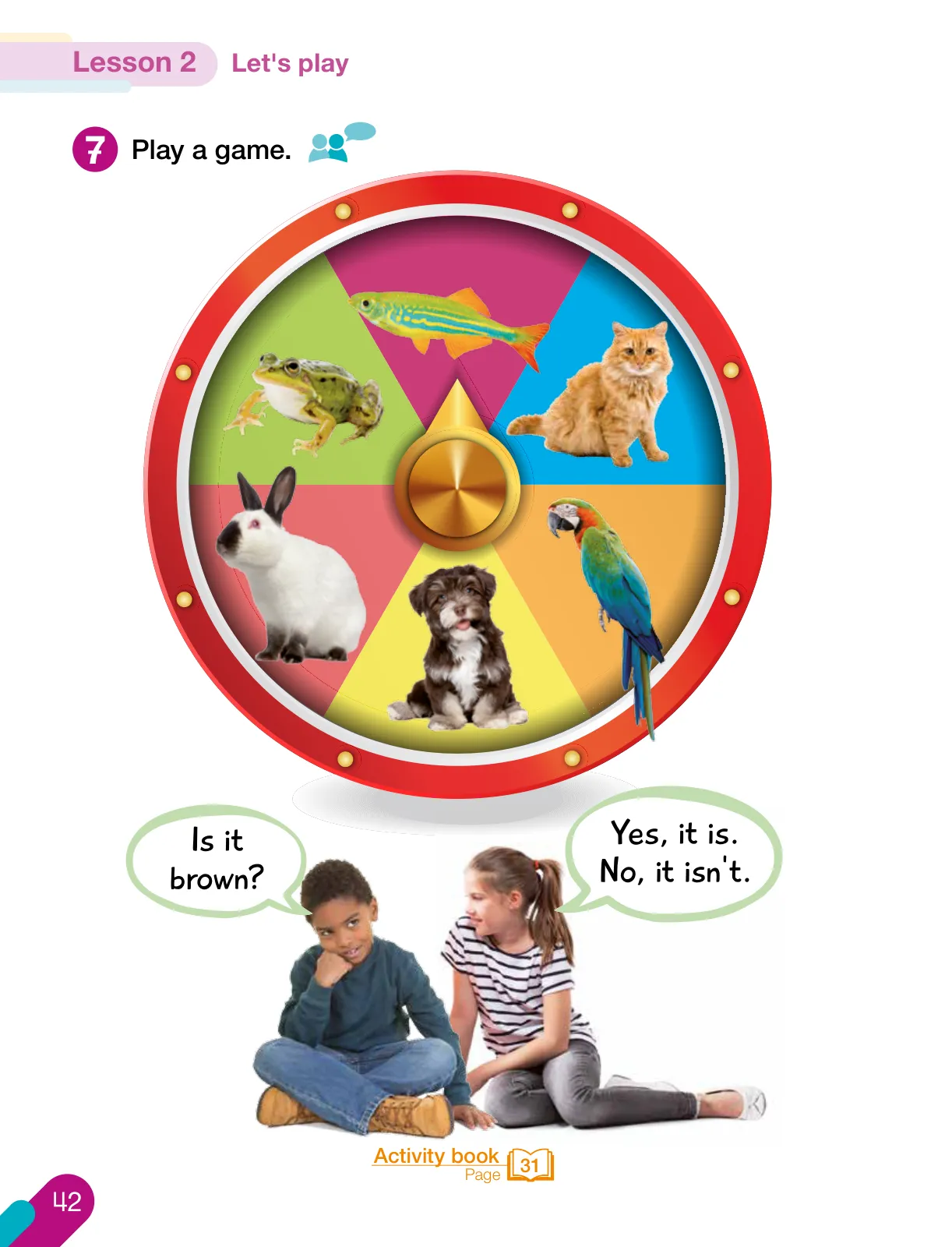 Página 44 de Inglés – Primero Básico | Student’s Book MINEDUC – Descargar PDF · 2024