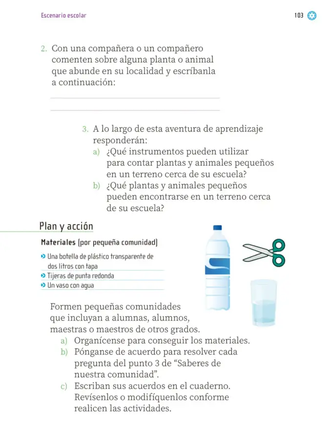 Página 106 de Proyectos Escolares. Libro de Educación Primaria Grado 2° Ciclo Escolar 2025 - 2026