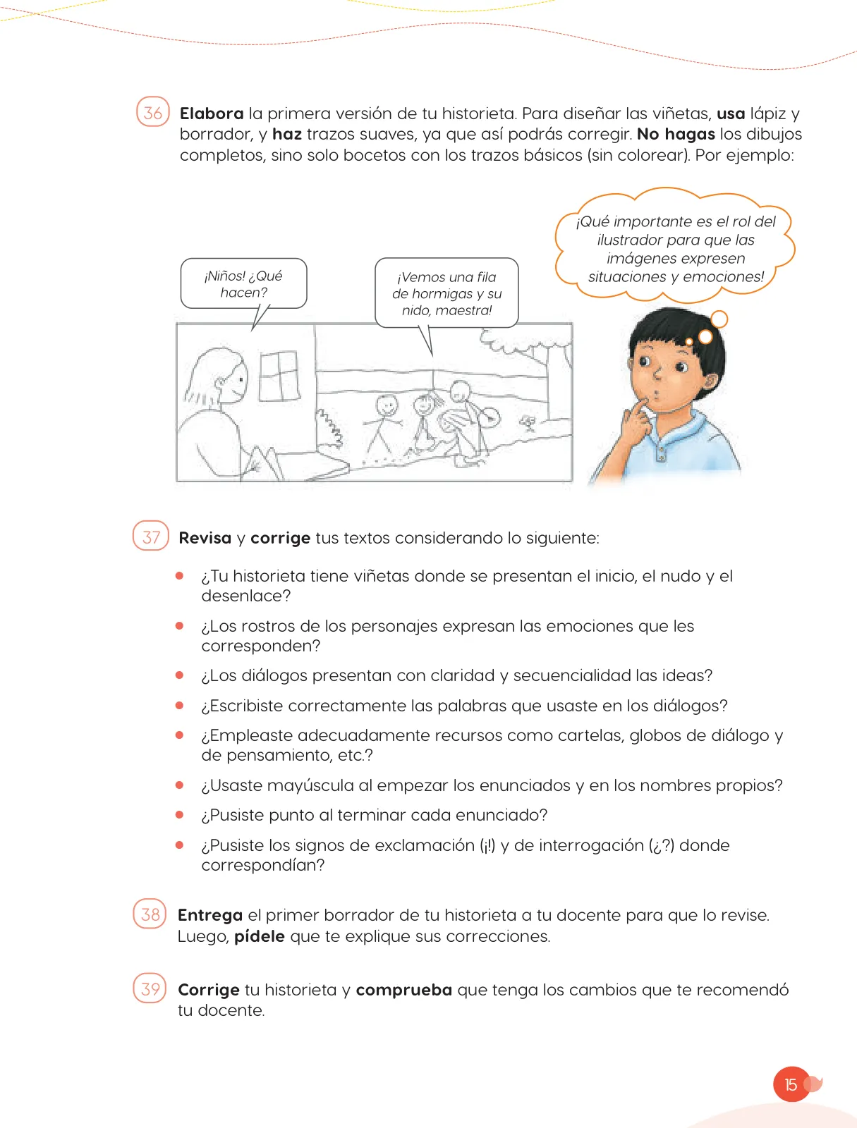 Miniatura página 17 de Cuadernillo de Comunicación 5. Quinto grado de Primaria · 2024
