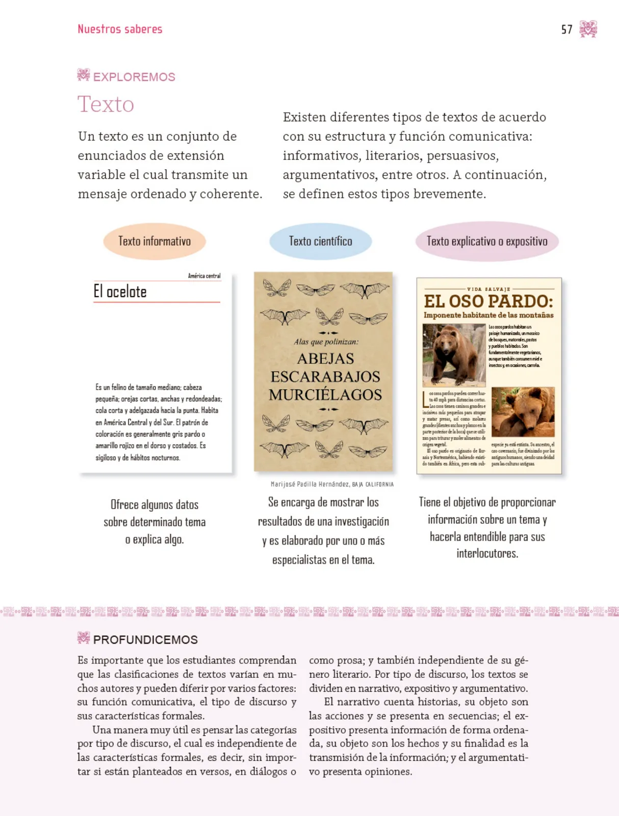 Miniatura página 58 de Nuestros saberes: Libro para alumnos, maestros y familia.   Libro de Educación Primaria Grado 3°  Ciclo Escolar 2025 - 2026