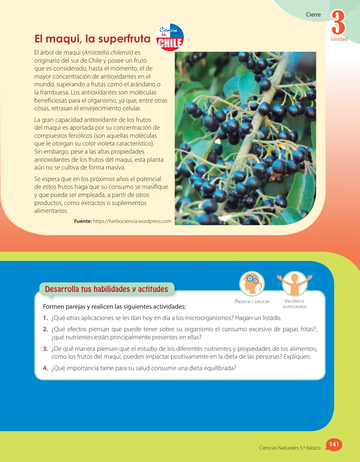 Página 95 de Libro de Ciencias Naturales – Quinto Básico | Texto del Estudiante MINEDUC – Descargar PDF · 2024