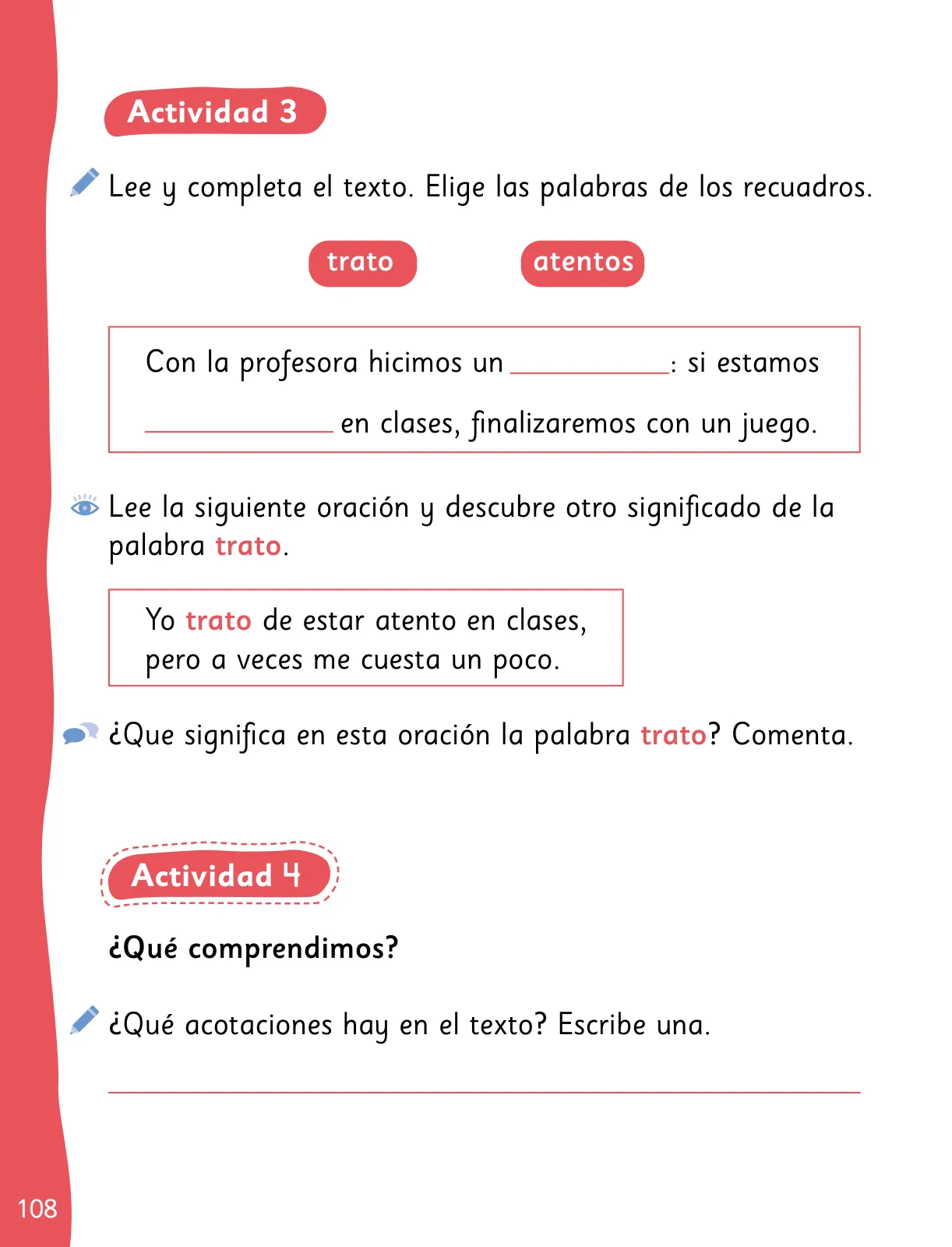 Miniatura página 110 de Lenguaje y Comunicación – Segundo Básico – Texto del Estudiante MINEDUC – Descargar PDF · 2024