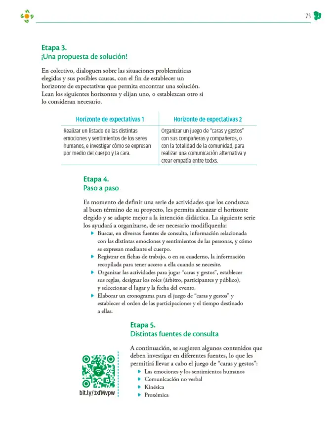 Página 76 de Colección Nanahuatzin. Nuestro libro de Proyectos. Tomo III. Libro de Educación Telesecundaria Grado 3° Ciclo Escolar 2025 - 2026