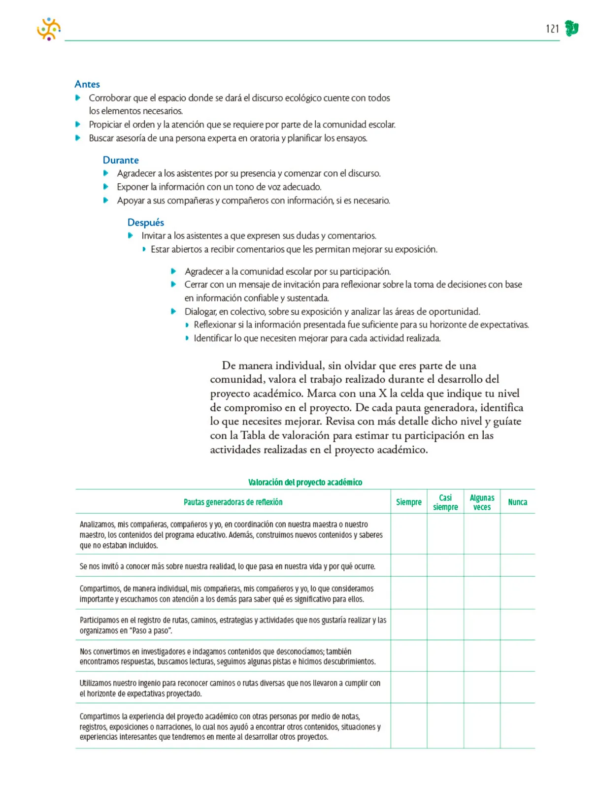 Página 122 de Colección Nanahuatzin. Nuestro libro de Proyectos. Tomo III. Libro de Educación Telesecundaria Grado 3° Ciclo Escolar 2025 - 2026