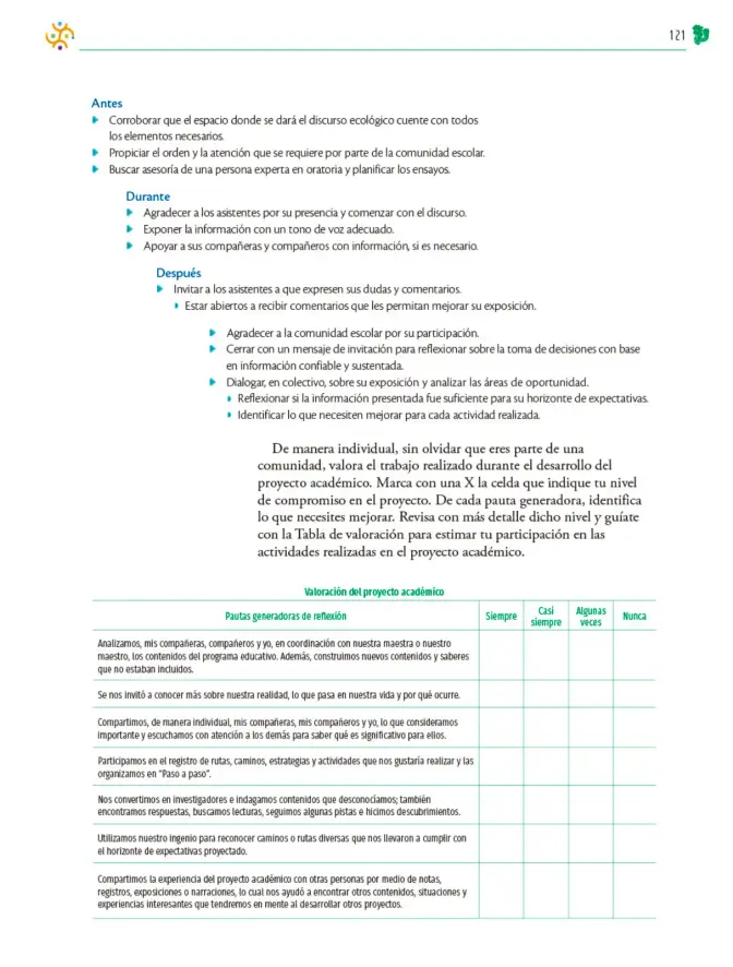 Página 122 de Colección Nanahuatzin. Nuestro libro de Proyectos. Tomo III. Libro de Educación Telesecundaria Grado 3° Ciclo Escolar 2025 - 2026