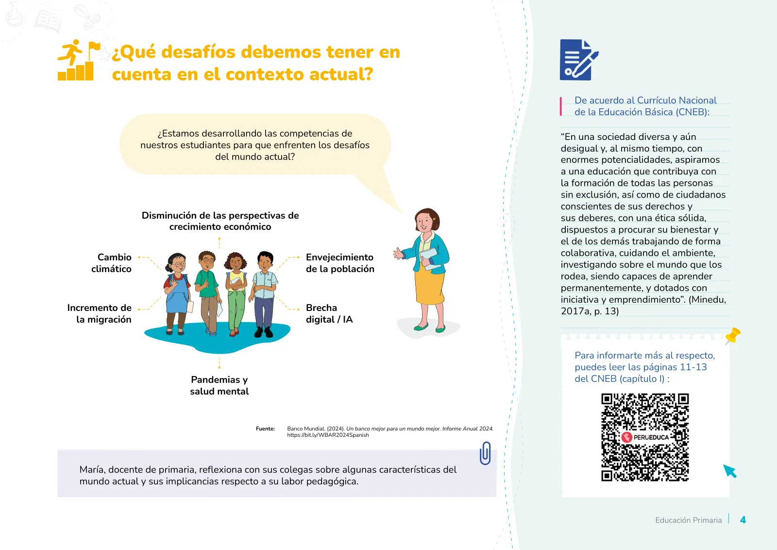 Miniatura página 4 de Orientaciones para el inicio del año escolar 2025 : educación primaria · 2025