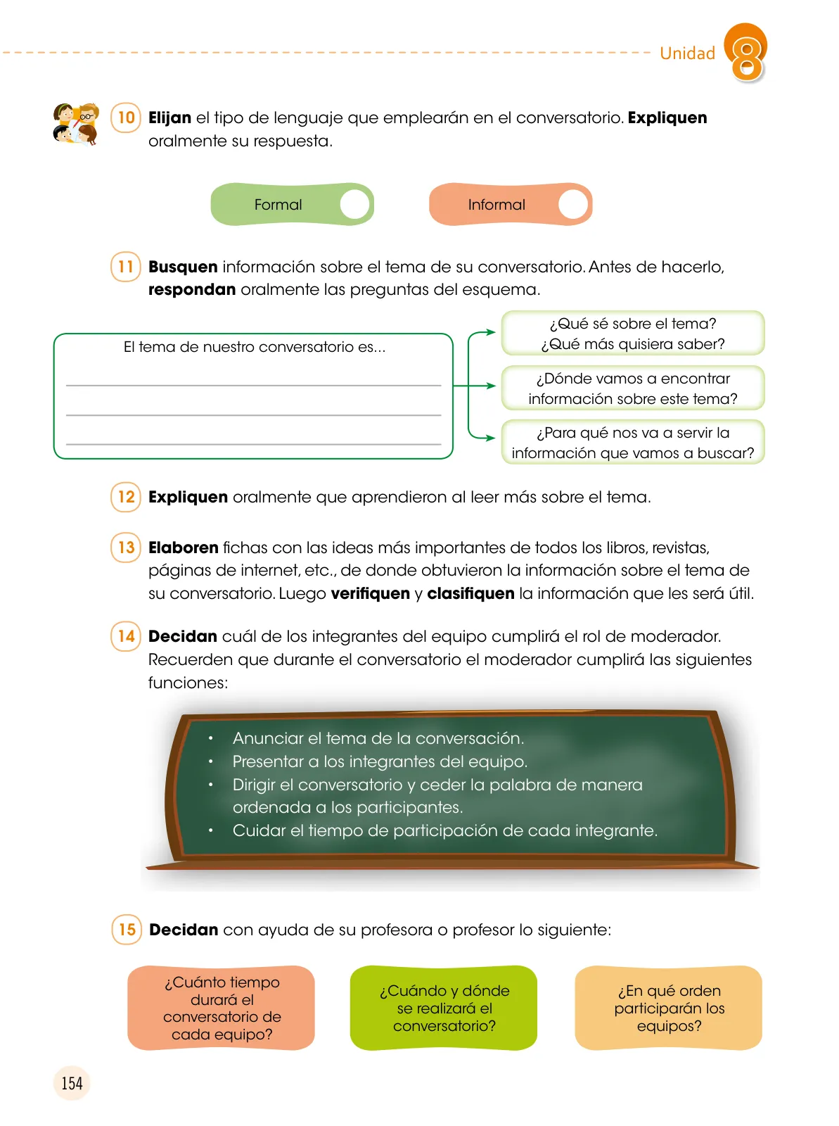 Miniatura página 155 de Comunicación 6 : cuaderno de trabajo para sexto grado de Educación Primaria 2019 · 2019