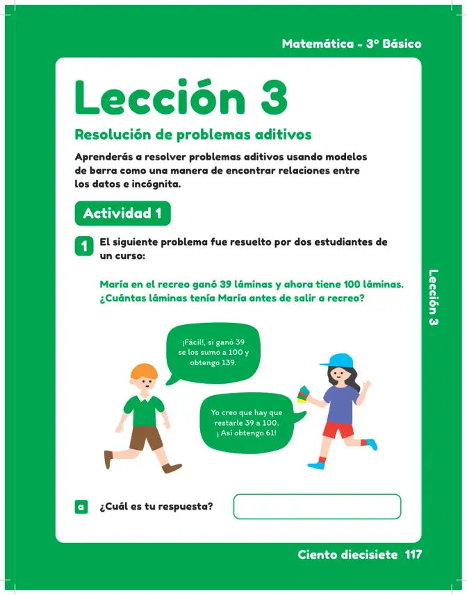 Página 119 de Sumo Primero – Tercero Básico | Texto del Estudiante MINEDUC – Descargar PDF · 2024