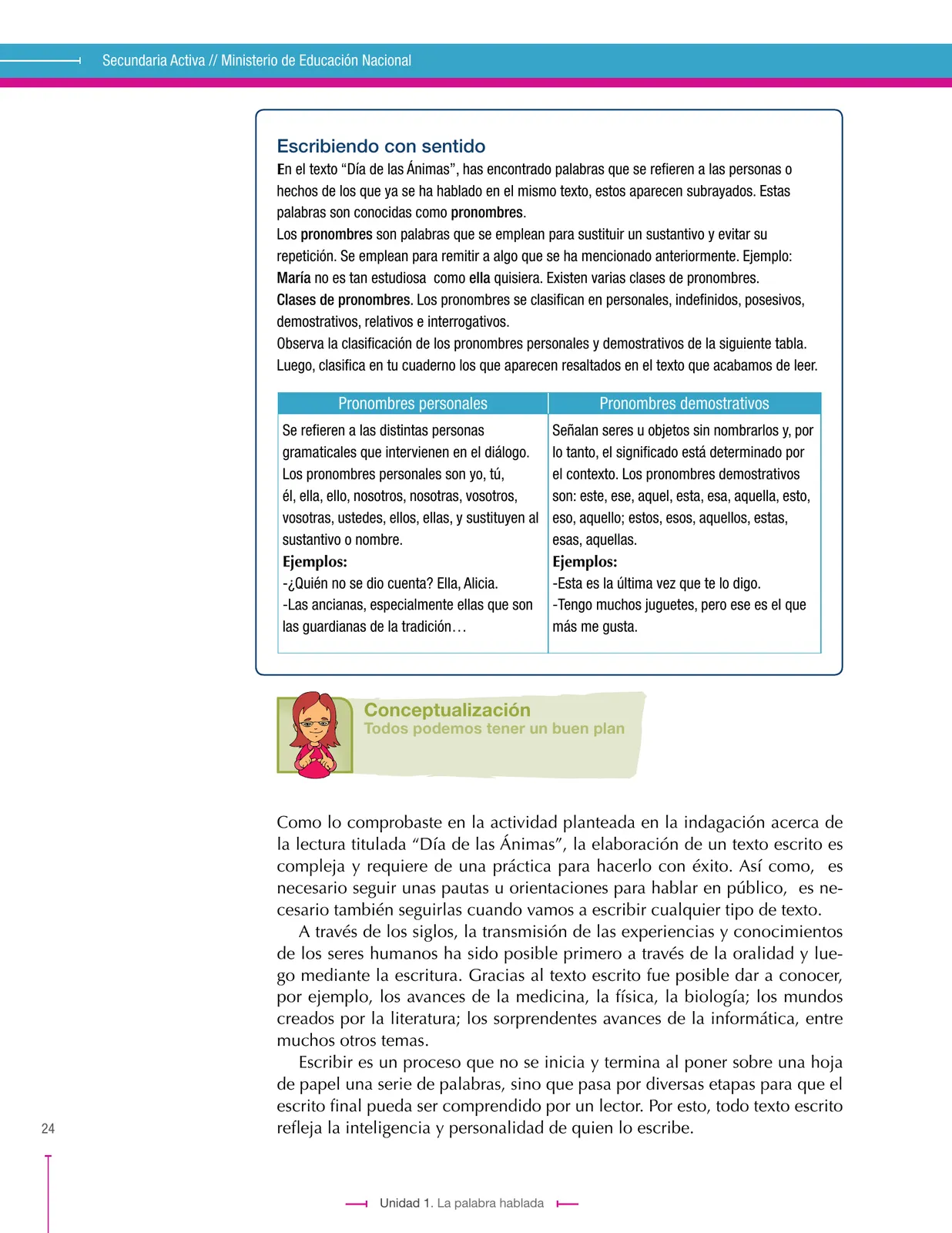 Página 24 de Lenguaje 8° · Secundaria Activa