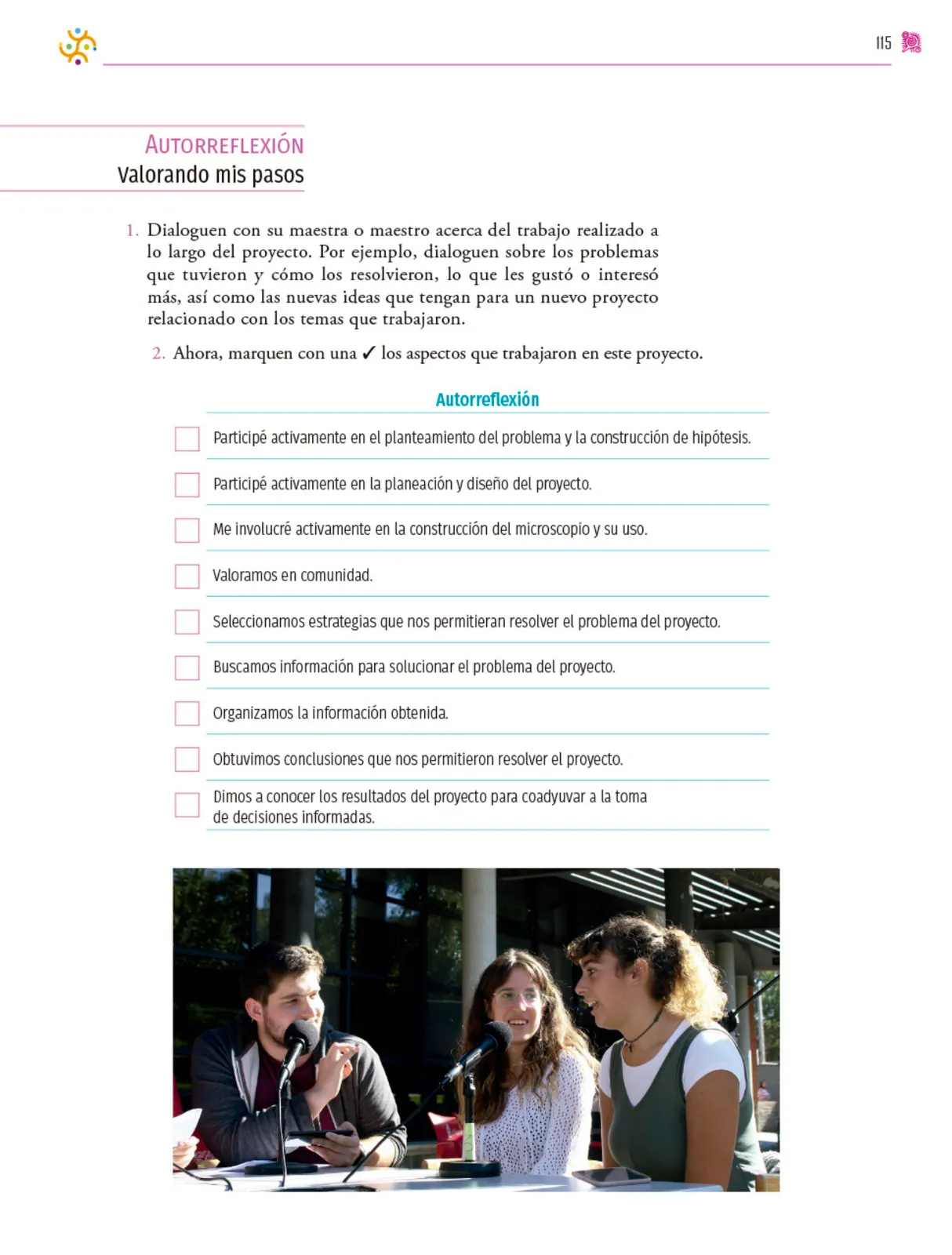 Miniatura página 116 de Colección Ximhai. Nuestro libro de proyectos.   Libro de Educación Secundaria Grado 1°  Ciclo Escolar 2025 - 2026