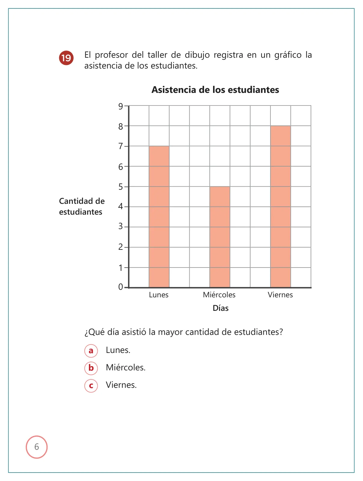 Miniatura página 6 de Kit de evaluación Entrada 2 Demostrando lo que aprendimos : Matemática, primer trimestre, ﻿Segundo grado - Primaria · 2019