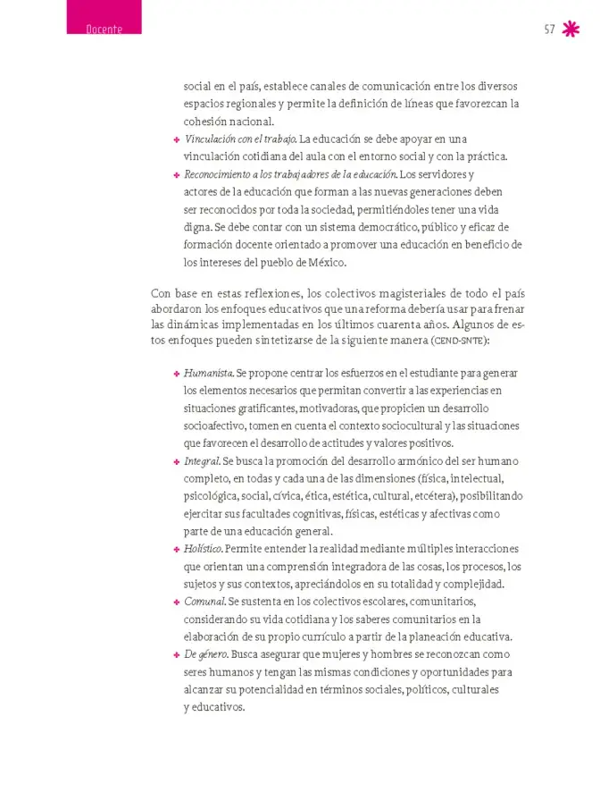 Página 58 de Un libro sin recetas para la maestra y el maestro. Fase 6. Libro de Educación Secundaria Grado 1°, 2°, 3° Ciclo Escolar 2025 - 2026