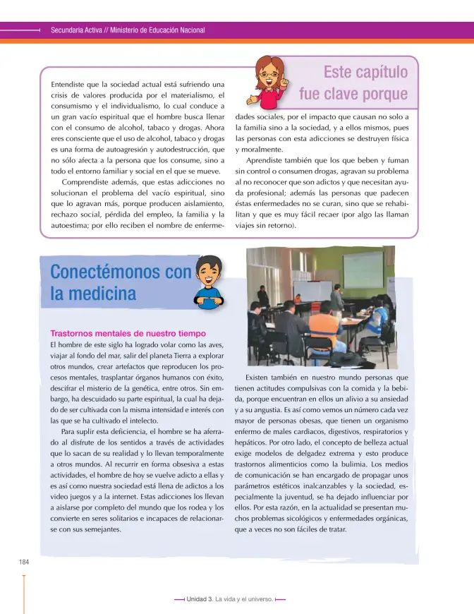 Página 184 de Ciencias Naturales 7° · Secundaria Activa