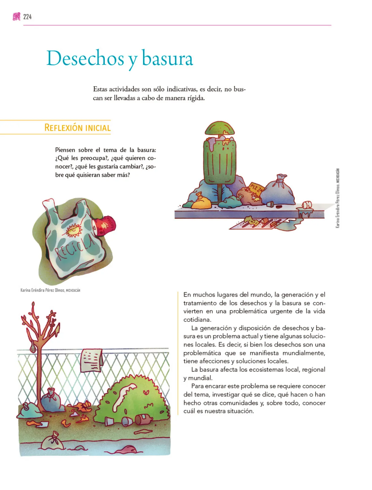 Miniatura página 225 de Colección Sk´asolil. Nuestro libro de proyectos.   Libro de Educación Secundaria Grado 2°  Ciclo Escolar 2025 - 2026